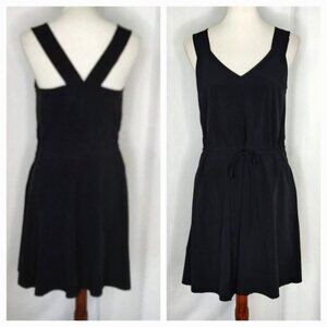 Athleta Dress S Black Straps Racerback Pockets Savannah Athleisure